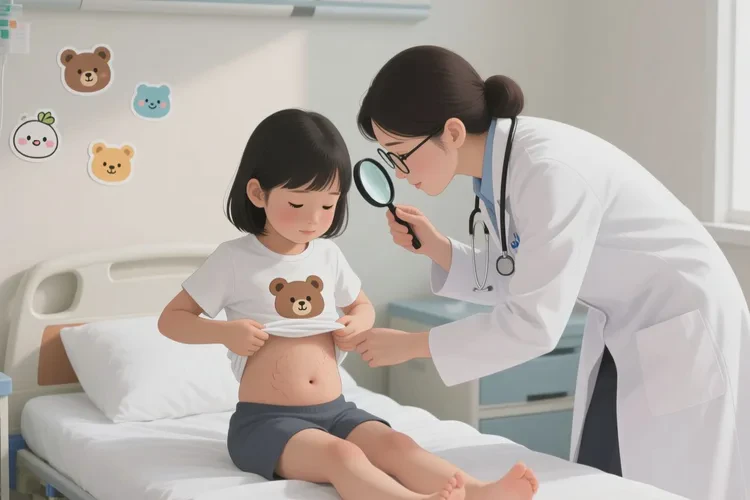 小孩肚子长湿疹可以根治吗(图2)