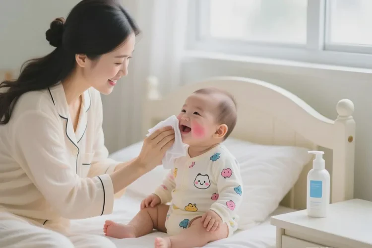 小孩面部偶尔长湿疹可以根治吗(图1)