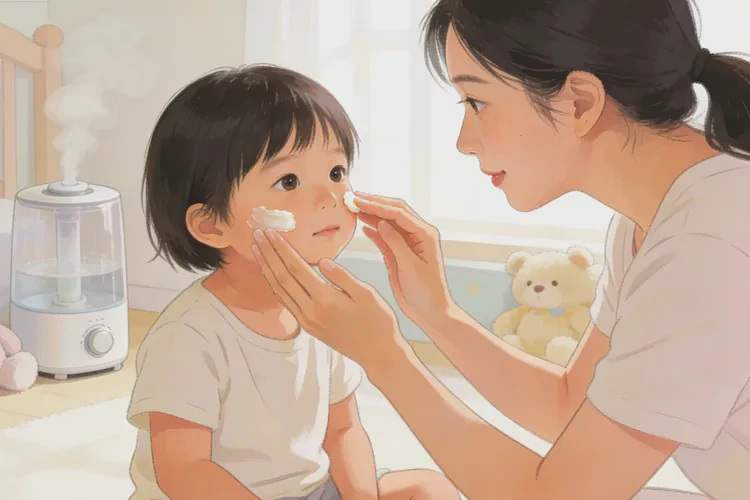 儿童脸上起湿疹可以根治吗(图1)