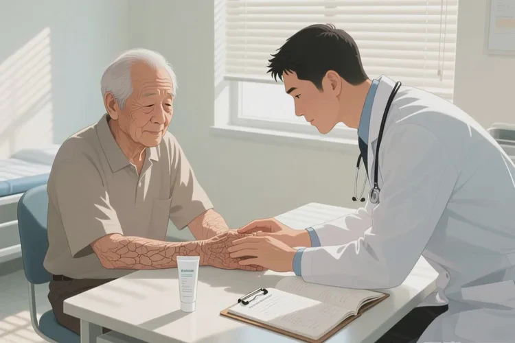 老人手上经常起湿疹可以根治吗(图1)