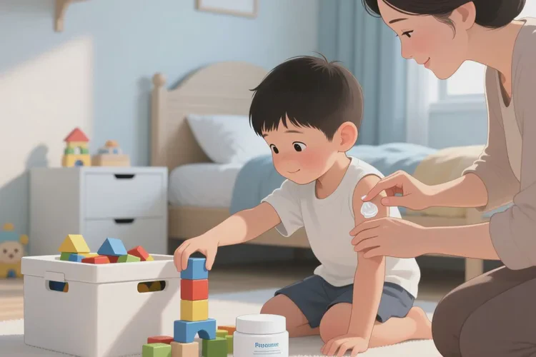 小孩手臂出现湿疹可以根治吗(图2)