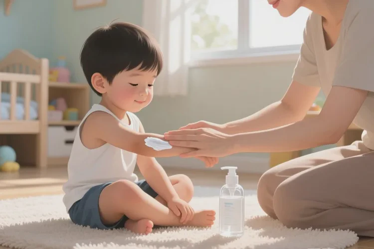 少儿手臂起湿疹可以根治吗(图1)