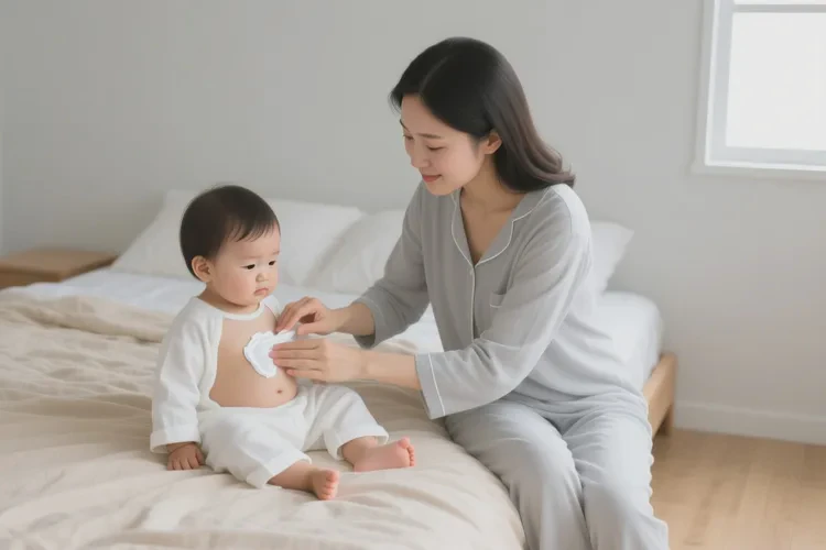 孩子肚子上经常长湿疹可以根治吗(图1)