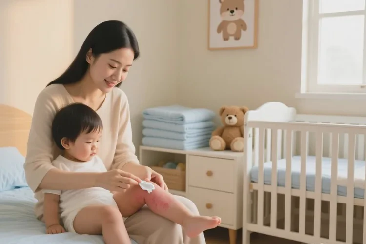 孩子大腿上起湿疹可以根治吗(图1)