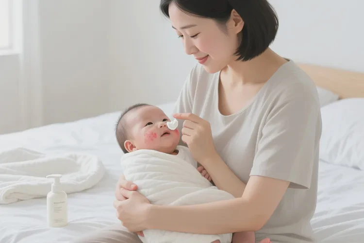 孩子面部出现湿疹可以根治吗(图1)