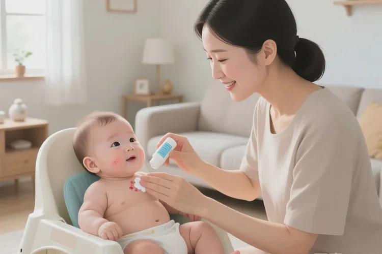 婴幼儿脖子偶尔起湿疹可以根治吗(图1)