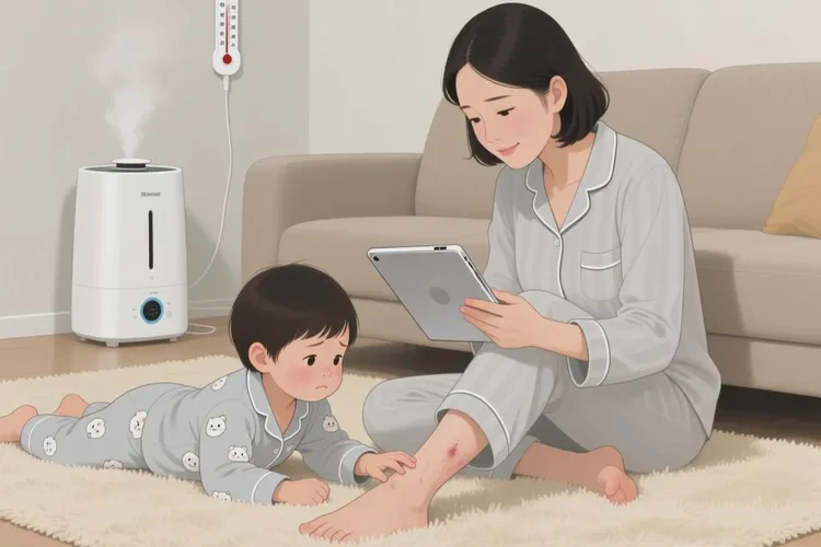 小孩小腿出湿疹可以根治吗(图3)