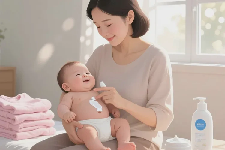 婴儿肚子上起湿疹可以根治吗(图1)