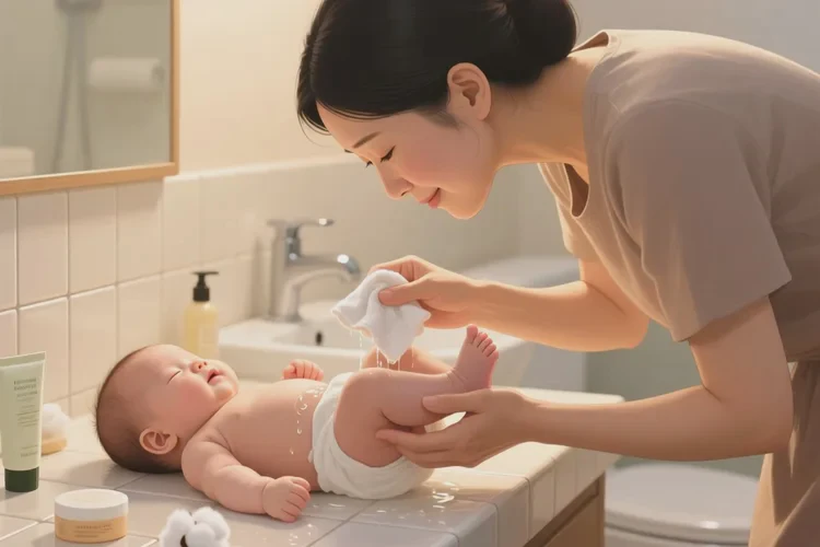 宝宝屁股上出湿疹可以根治吗(图1)