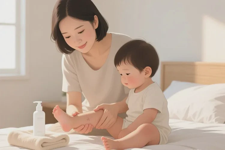 小孩小腿长湿疹可以根治吗(图1)