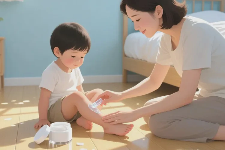 小孩小腿上偶尔长湿疹可以根治吗(图2)