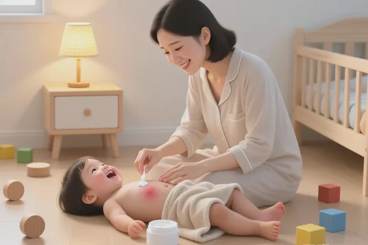 少儿肚子有湿疹可以根治吗(图1)