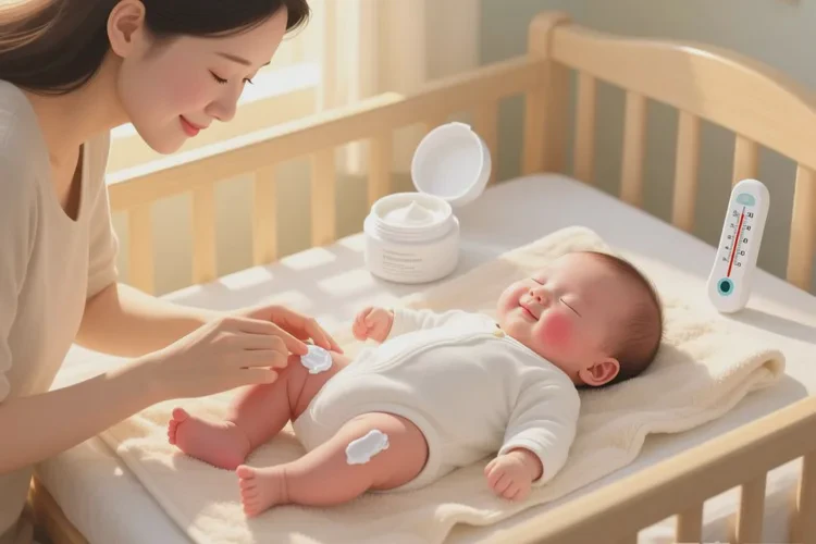 婴幼儿大腿偶尔起湿疹可以根治吗(图1)