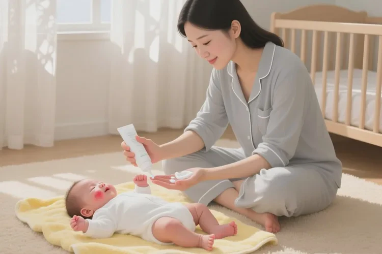 婴儿脖子上偶尔长湿疹可以根治吗(图2)