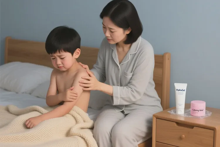 小孩全身偶尔长湿疹可以根治吗(图1)