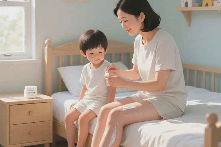 少儿大腿上容易长湿疹可以根治吗(图1)