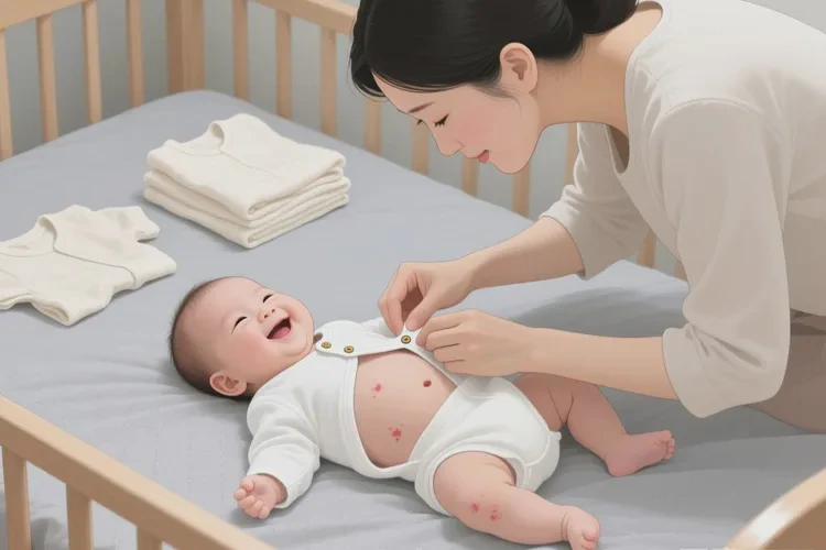 婴幼儿肚子上偶尔起湿疹可以根治吗(图1)