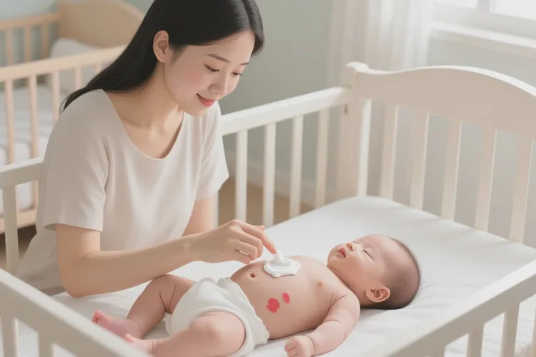 婴幼儿肚子偶尔起湿疹可以根治吗(图1)