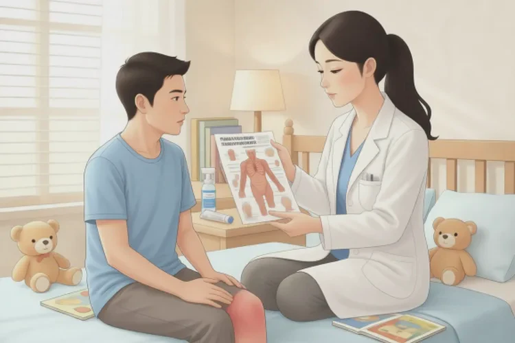 少儿大腿经常长湿疹可以根治吗(图1)