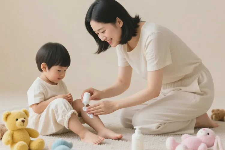 儿童小腿上起湿疹可以根治吗(图1)