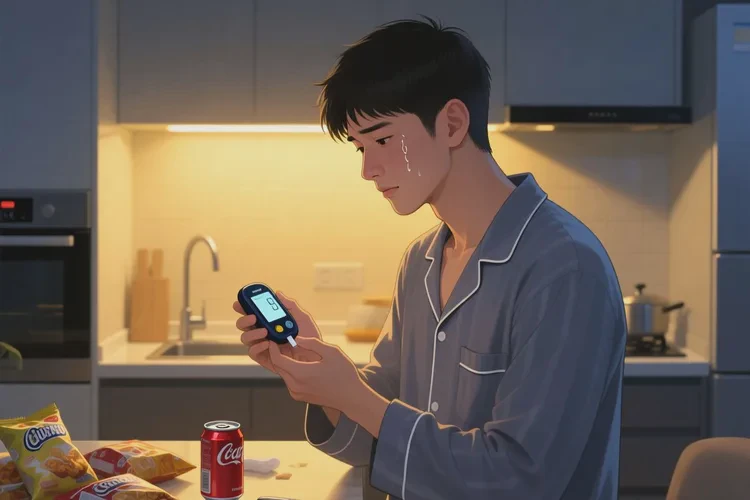 29岁晚上血糖17点7是怎么回事(图1)