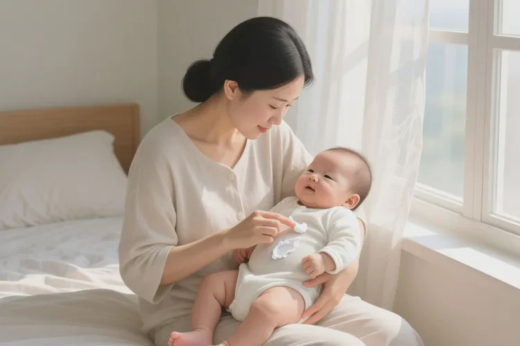 婴儿肚子上出现湿疹可以根治吗(图1)