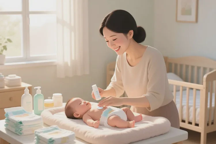 婴儿屁股上偶尔长湿疹可以根治吗(图1)