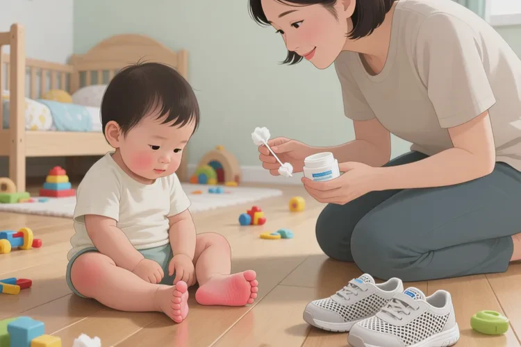 儿童脚上偶尔起湿疹可以根治吗(图1)