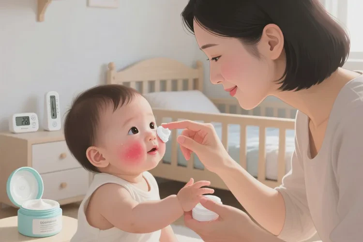 孩子面部长湿疹可以根治吗(图1)