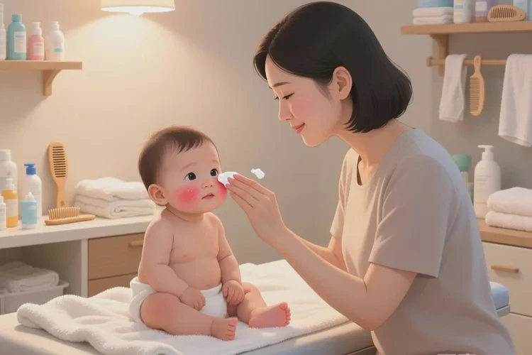 孩子面部有湿疹可以根治吗(图1)