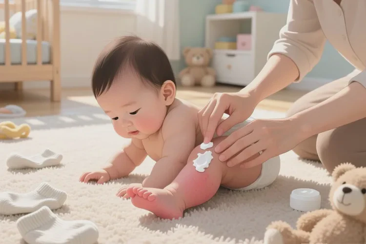 婴幼儿小腿上长湿疹可以根治吗(图1)