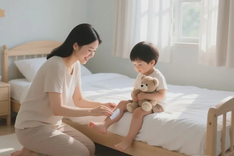 小孩小腿出现湿疹可以根治吗(图1)