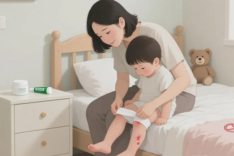 儿童小腿起湿疹可以根治吗(图1)