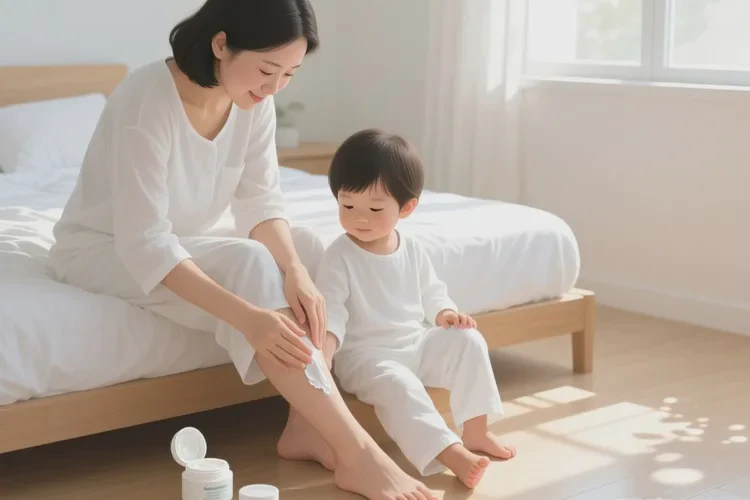 儿童小腿上容易长湿疹可以根治吗(图1)