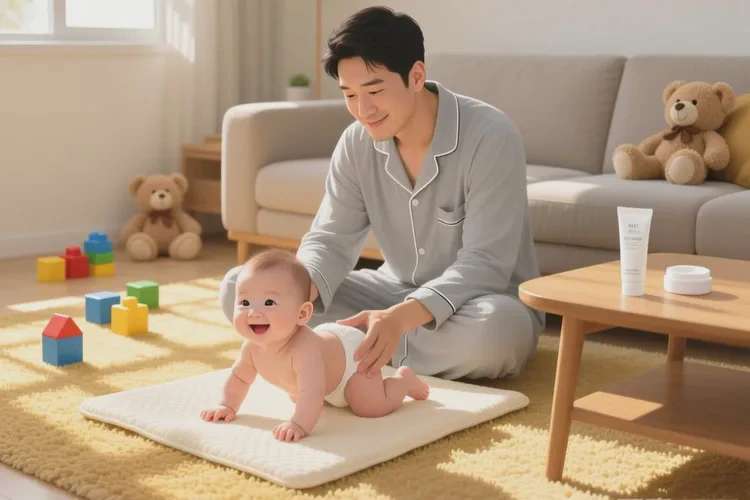 孩子屁股上容易起湿疹可以根治吗(图1)