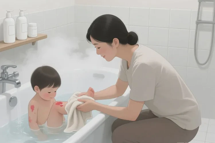 儿童大腿上经常长湿疹可以根治吗(图2)