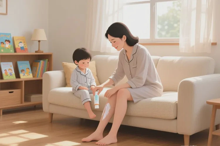 儿童小腿上偶尔起湿疹可以根治吗(图1)