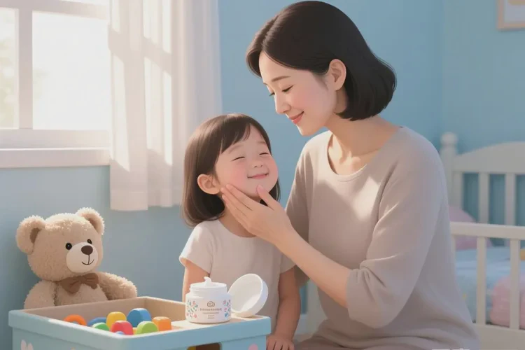 小孩面部偶尔起湿疹可以根治吗(图1)