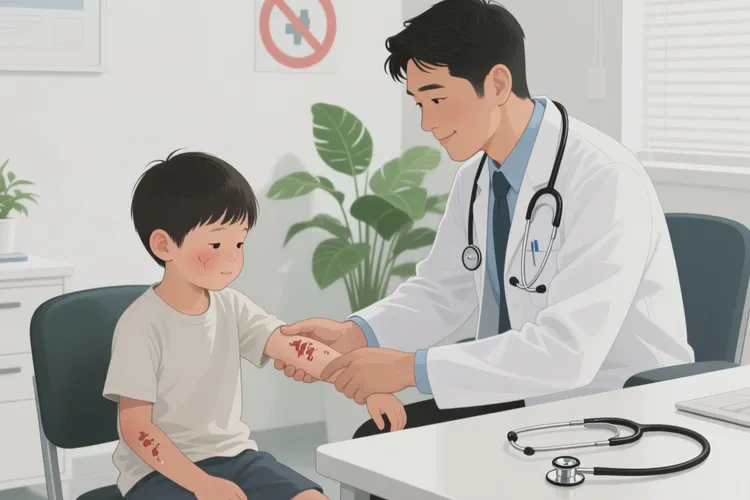 儿童手臂有湿疹可以根治吗(图3)