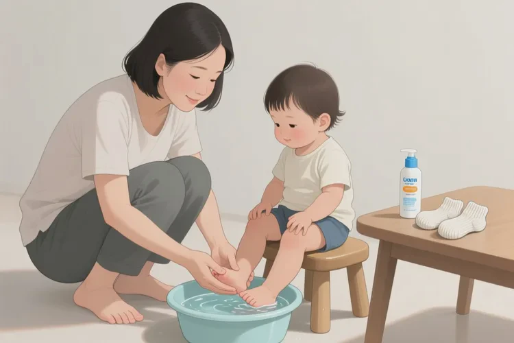 孩子脚上经常起湿疹可以根治吗(图1)