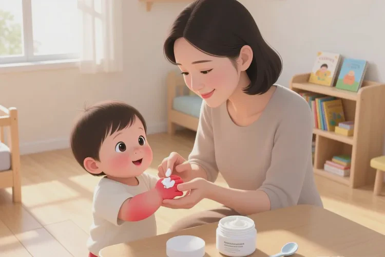 儿童手上偶尔起湿疹可以根治吗(图1)