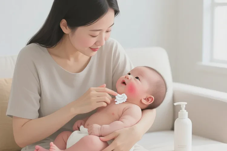 孩子脖子上出湿疹可以根治吗(图1)