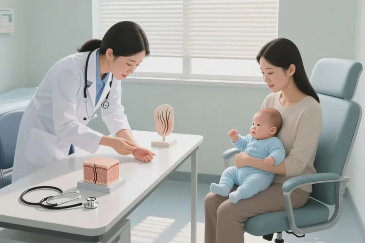 婴儿全身起湿疹可以根治吗(图1)