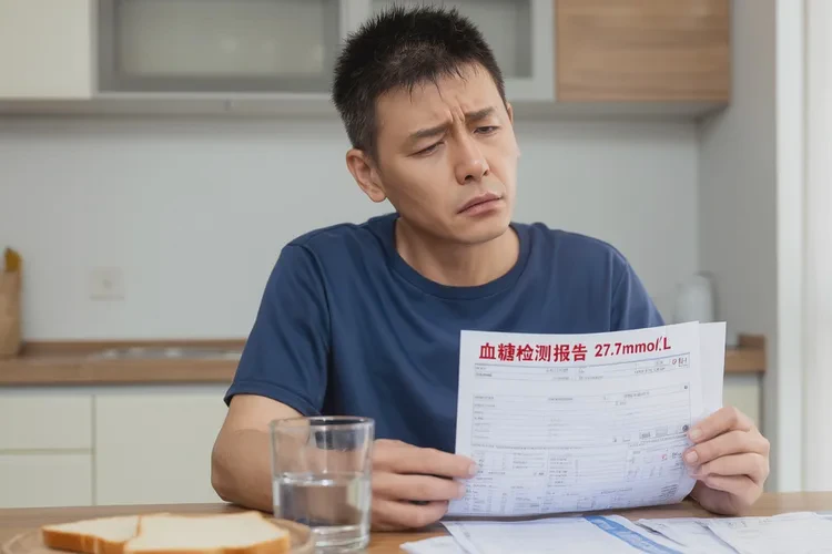 32岁餐后血糖27.7是怎么回事(图1)