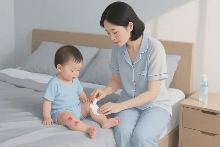 小孩小腿上出湿疹可以根治吗(图1)