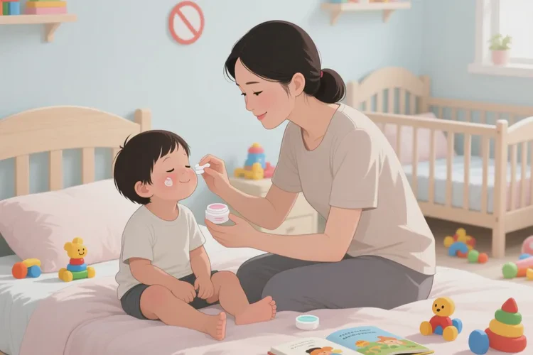 儿童身上偶尔起湿疹可以根治吗(图1)