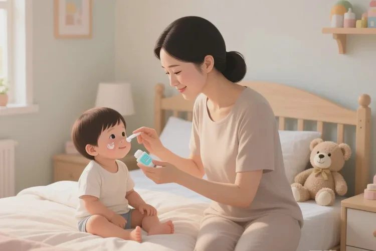 孩子肚子上容易起湿疹可以根治吗(图1)