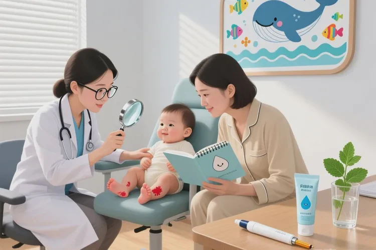 婴幼儿脚上经常长湿疹可以根治吗(图1)