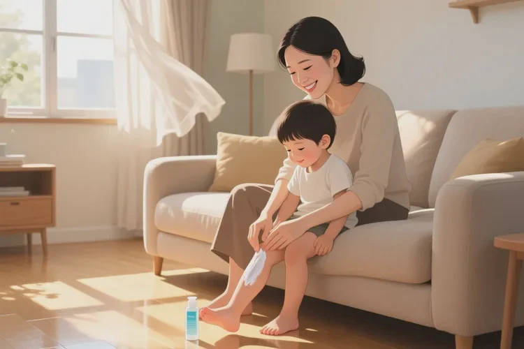 小孩小腿上起湿疹可以根治吗(图1)