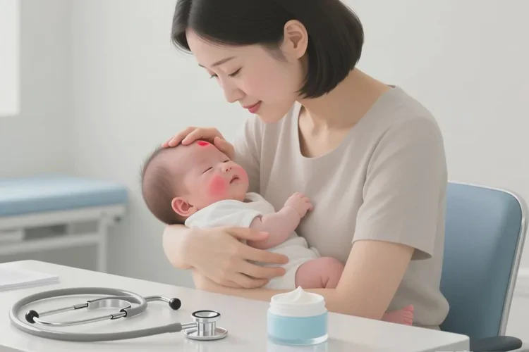 孩子脸上经常长湿疹可以根治吗(图1)